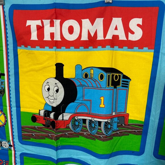 Fabric Panel Thomas the Train & Friends 2005 Cotton 35 x 45” Pillow Panels - Picture 3 of 5
